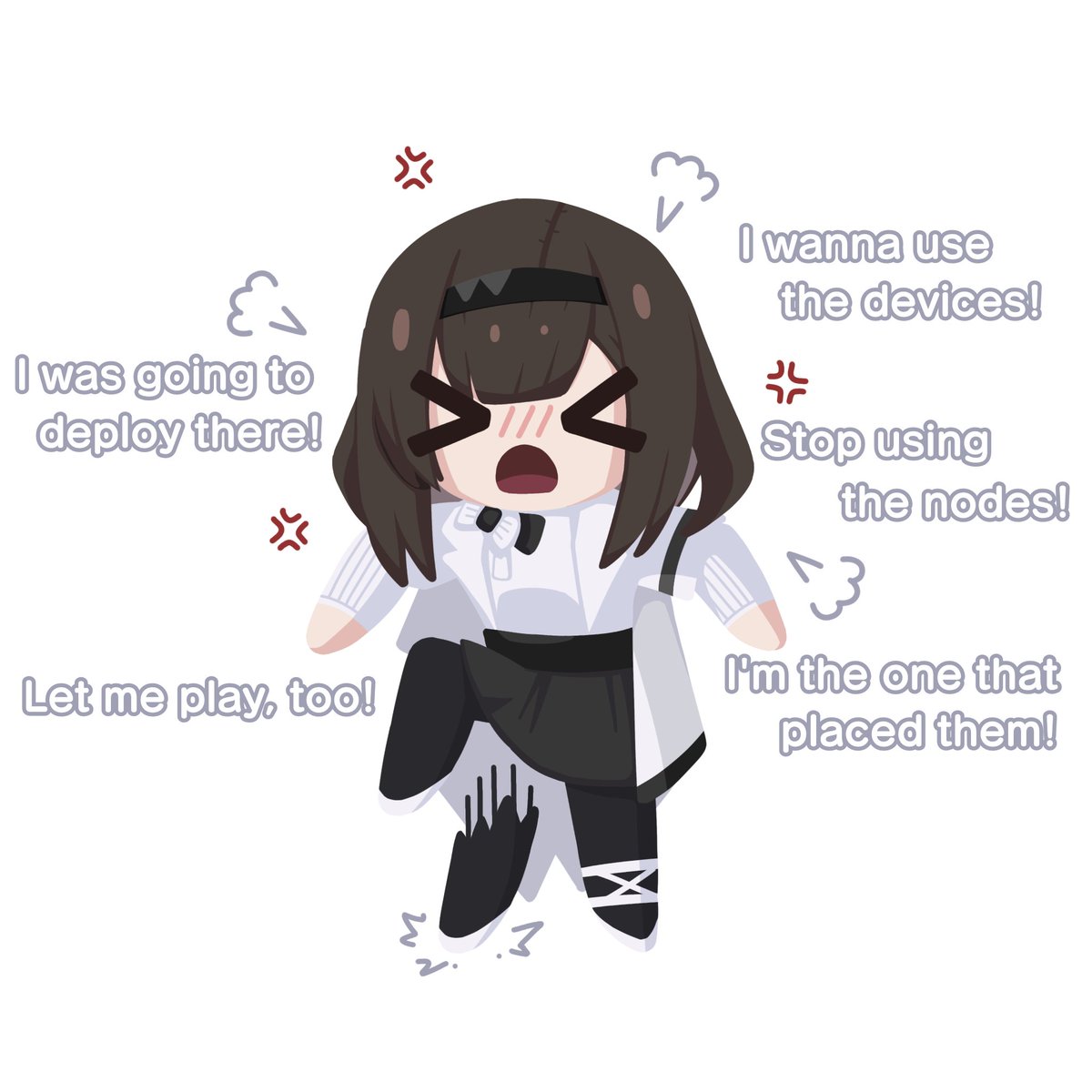 gribberoni's tweet photo. Let me play, too!💢
#Arknights #アークナイツ #明日方舟 https://t.co/xaq65Zmmay