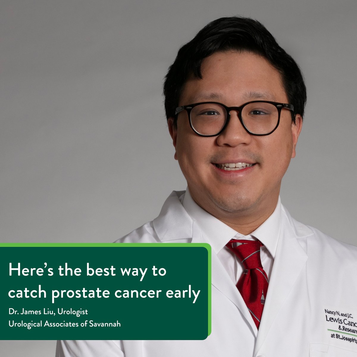 “I don’t think we talk about prostate cancer enough,” says Dr. James Liu of Urological Associates of Savannah. “For a disease that has a 95% five-year survival rate, there is a lot that we can do to help men, especially those who've been identified early.” sjchs.org/resource-hub/b…