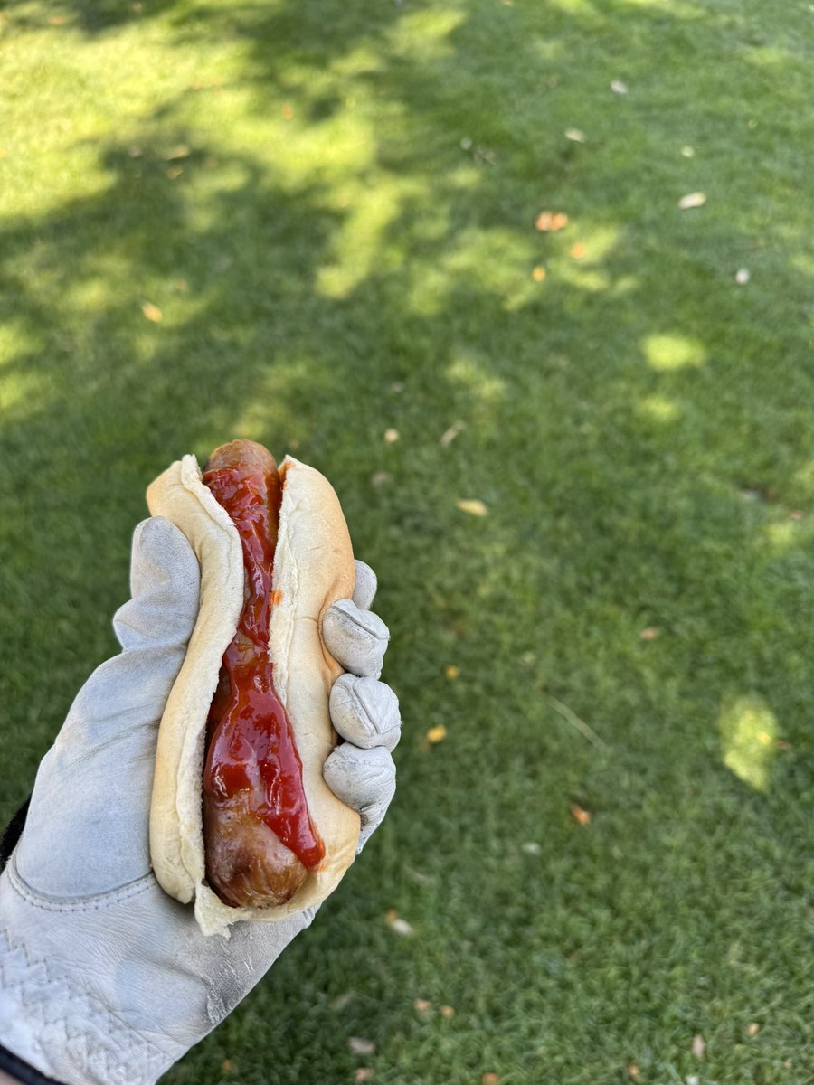 Beautiful day for glizzies and golf