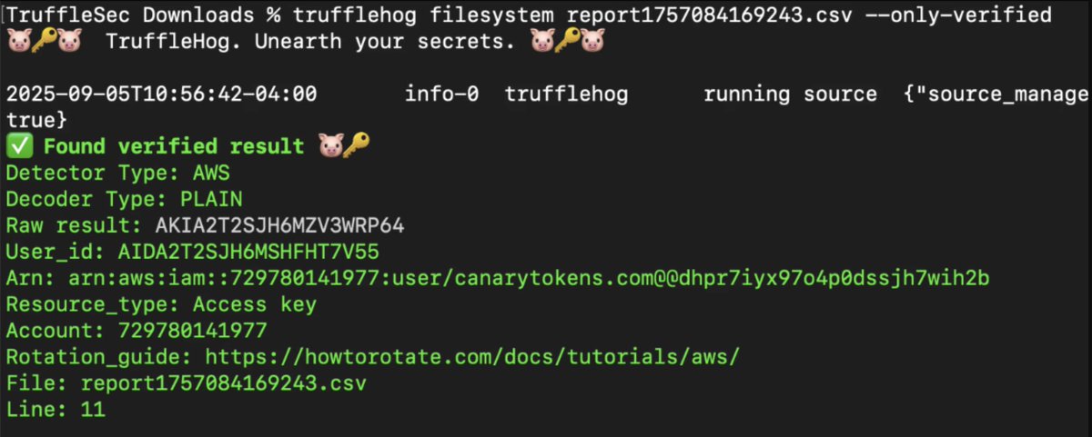 🎒🐻 Les Logiciels Libres de l'été, jour 85

TruffleHog : un outil Open Source de découverte, classification, validation et analyse de secrets.

✅ Clés API,
✅ Mots de passe db
✅ Clés de chiffrement privées, etc.