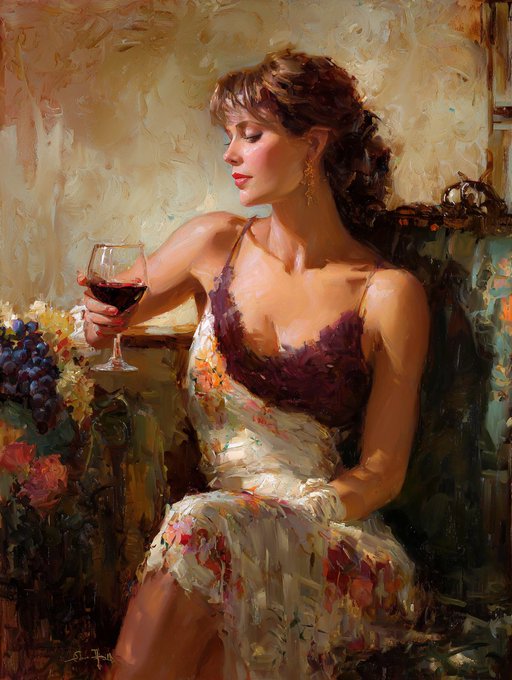 - Что обычно пьёт мадам?
- Мадам обычно пьёт мужскую кровь, но сегодня предпочитает шампанское.