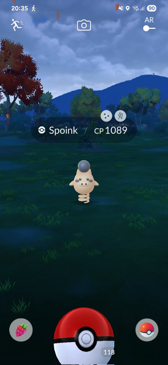 DanBate8's tweet image. Hatched #hundo #spurred and so close to another hundo #Indeedee , just caught a #shiny #spoink #pokemongo