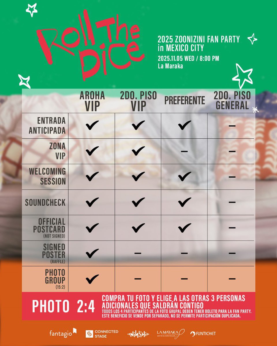 AtziriRoha's tweet photo. Buena tarde, con fin de transparencia en la compra de boletos solicito a @ninshi_ent que publique los precios con cargo y los precios de las fotos 2:4. Esto para que haya claridad en la compra. @Profeco su apoyo, por favor. https://t.co/CNC6EhGAnU
