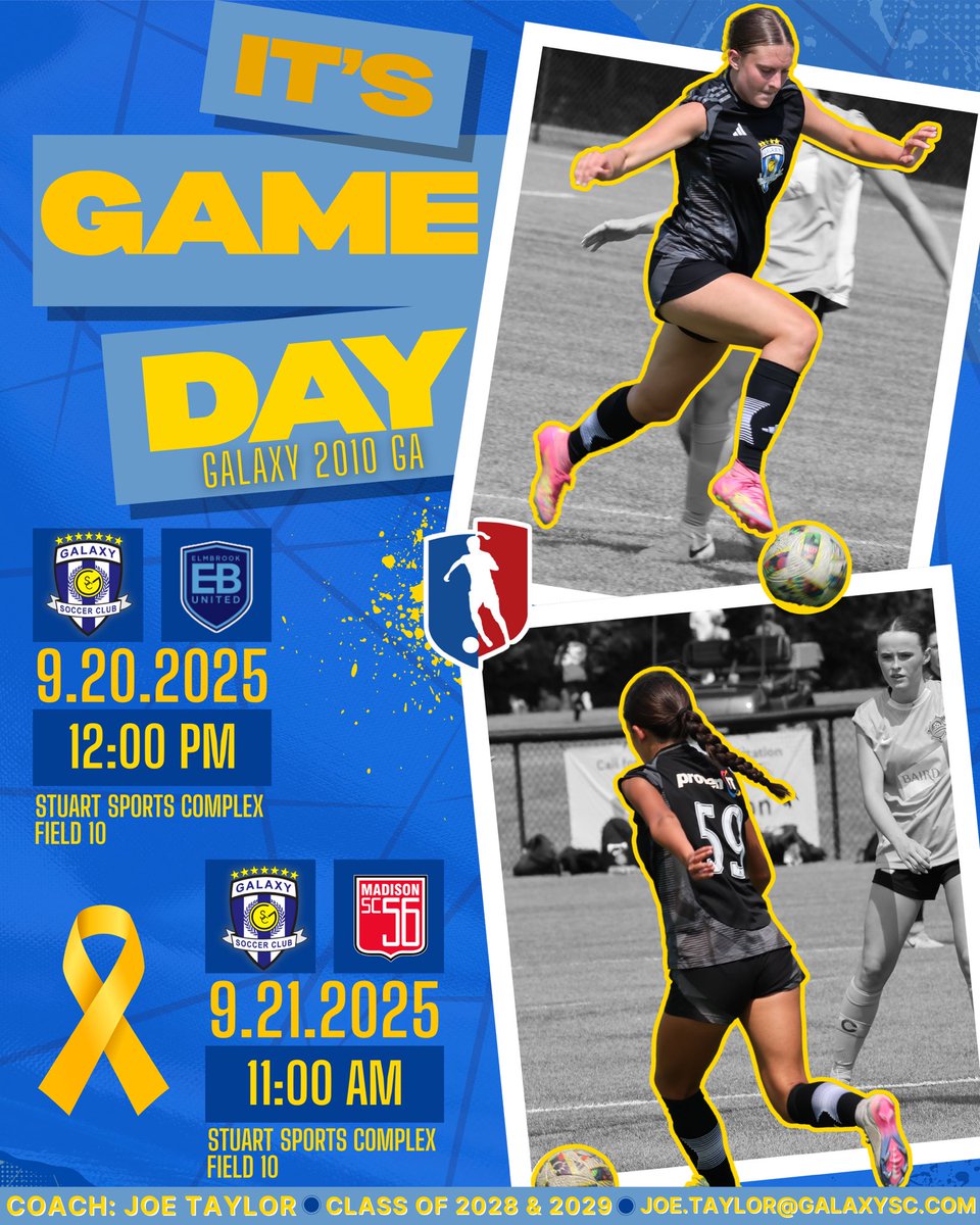 💛⚽ This weekend we 🌟 Show Our Gold 🌟 for Pediatric Cancer Awareness 

All are encouraged to add a touch of ✨ gold ✨ to their game-day gear to raise awareness and show our support on and off the pitch.  🎗️💛⚽

#CalsAngels
#PediatricCancerAwareness