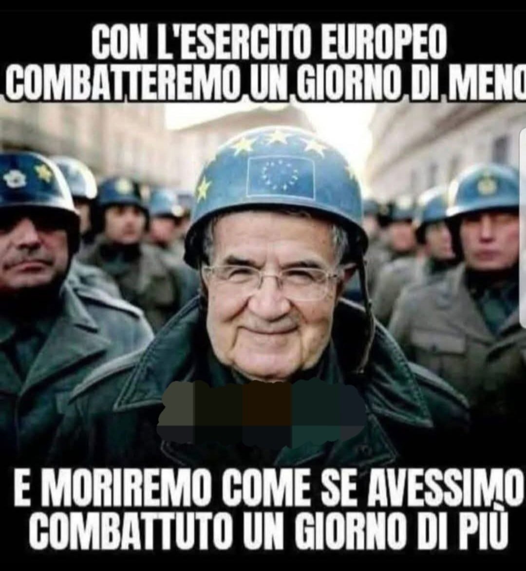 Con l'esercito europeo...