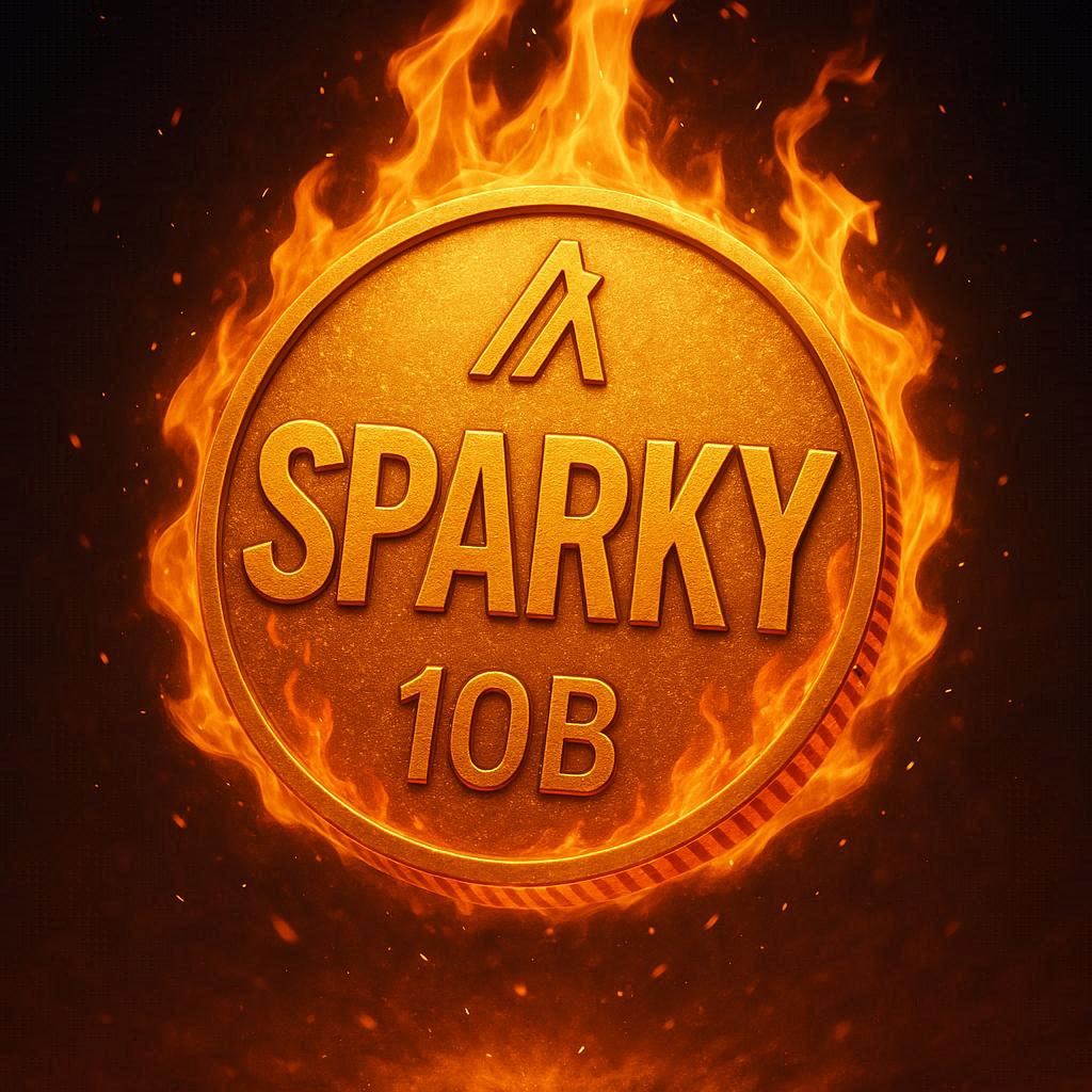 algo_noise's tweet image. To celebrate @SparkyTapAlgo hitting 10Billion supply being burned!
Here's a little 10 limit NFT.
All proceeds are going straight into the LP, so get an nft and help grow this absolute rocket!
algogems.io/nft/3217848286…