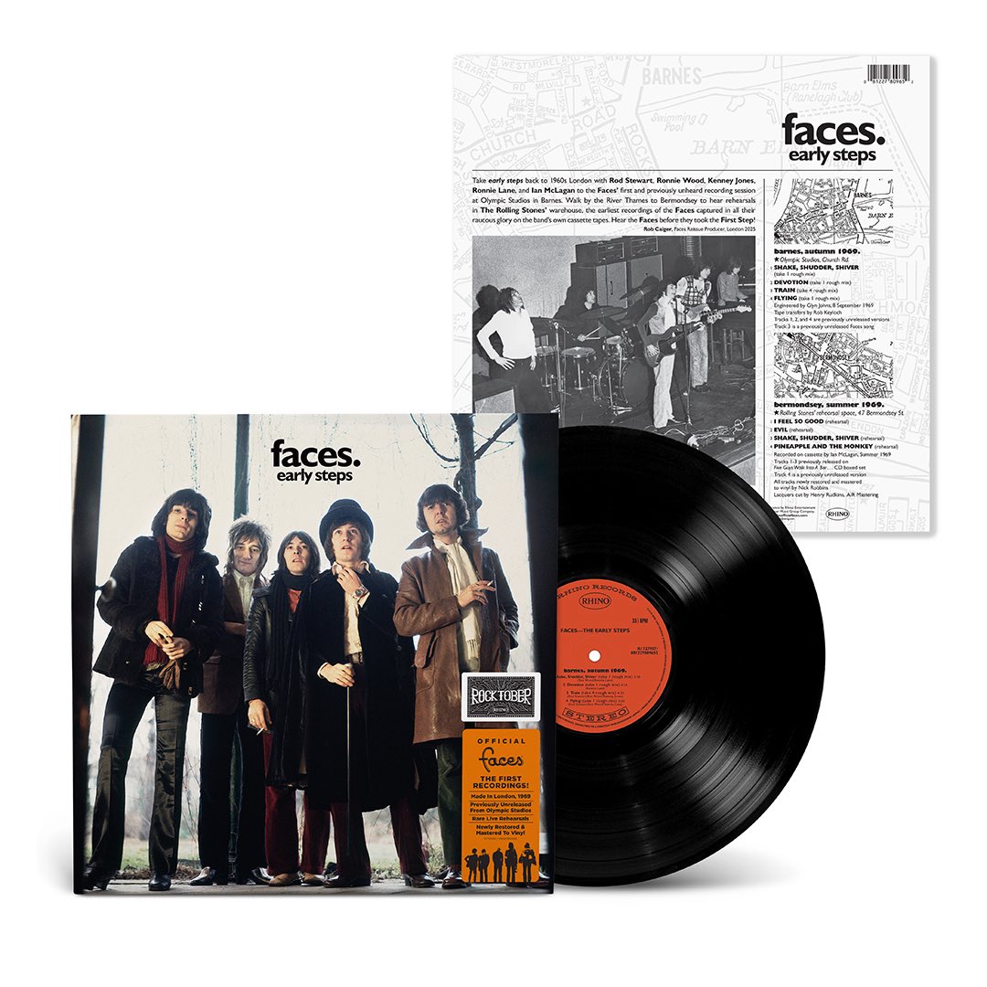 TheOfficialFaces (@official_faces) on Twitter photo Take early steps back to 1960s London with the Faces! We’re excited to announce a 1xCD and 1xLP release featuring the band’s first, previously unheard recordings, out on October 31st.
faces.lnk.to/EarlySteps
#faces #earlysteps Take early steps back to 1960s London with the Faces! We’re excited to announce a 1xCD and 1xLP release featuring the band’s first, previously unheard recordings, out on October 31st.
faces.lnk.to/EarlySteps
#faces #earlysteps