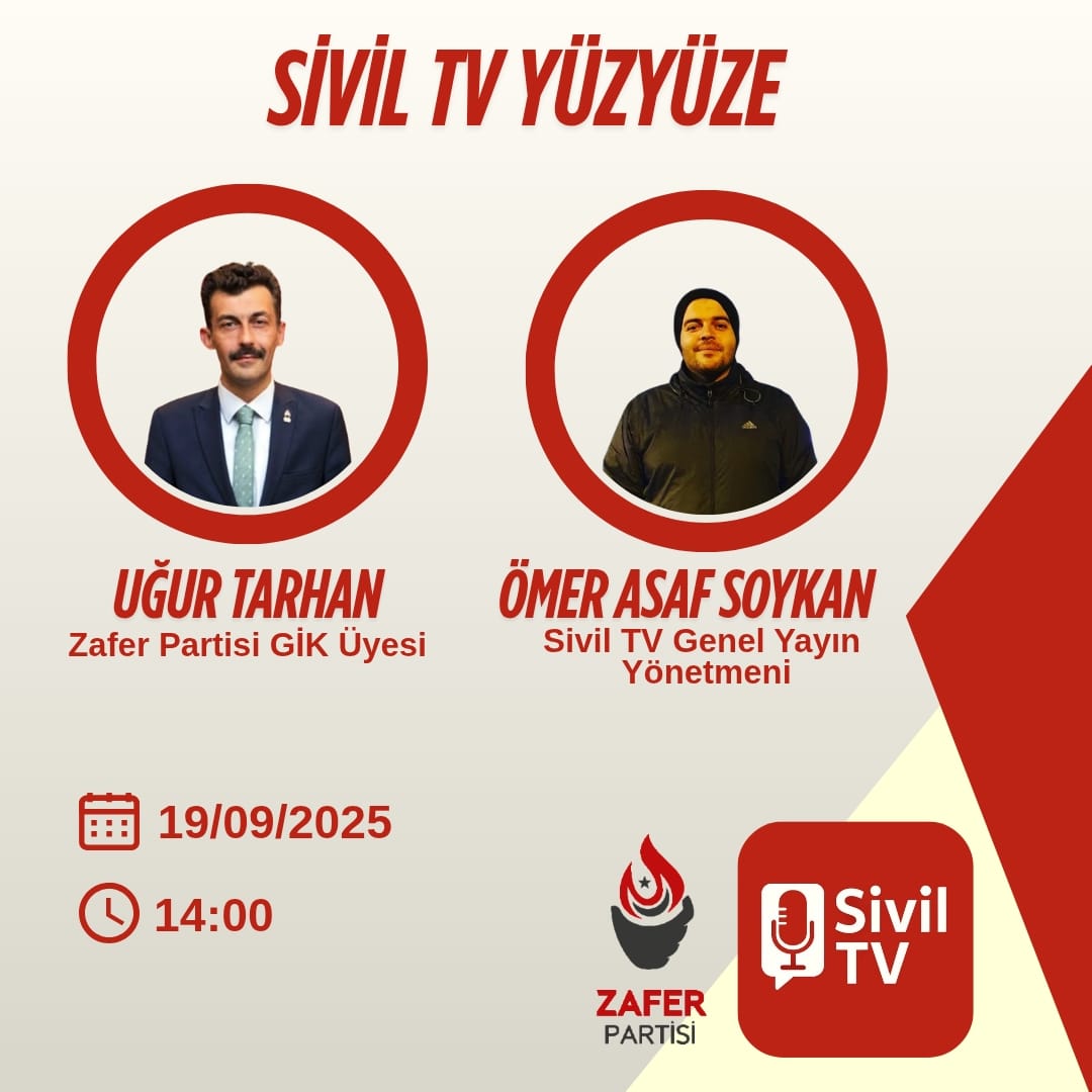 Asaf Soykan (@asafman1919) on Twitter photo Sivil Tv Yüzyüze Programının Yeni Dönemdeki İlk Konuğu Zafer Partisi Gik Üyesi Av. Uğur Tarhan Bey..
<a href="/ugur_tarhan/">Uğur Tarhan</a> Sivil Tv Yüzyüze Programının Yeni Dönemdeki İlk Konuğu Zafer Partisi Gik Üyesi Av. Uğur Tarhan Bey..
<a href="/ugur_tarhan/">Uğur Tarhan</a>