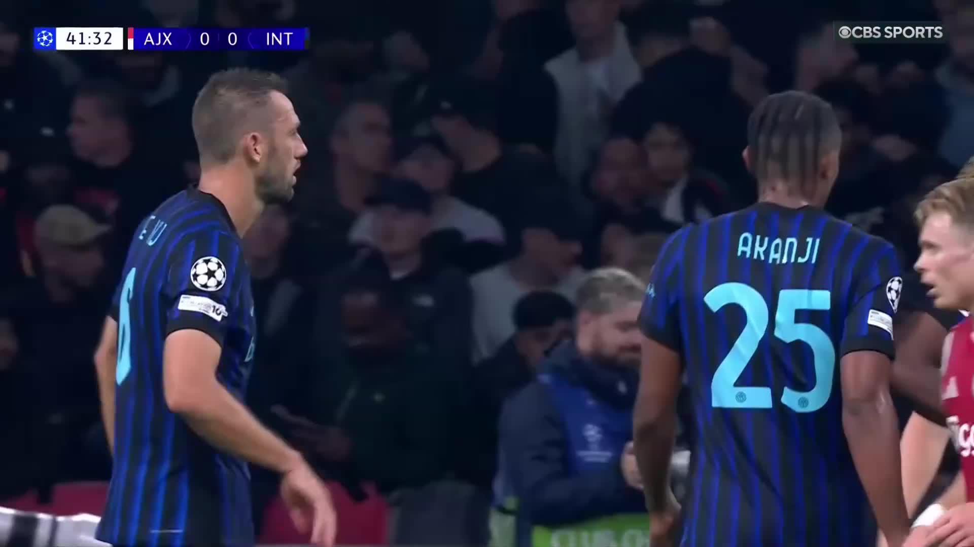 Marcus Thuram with a thunderous header for Inter ⚡️