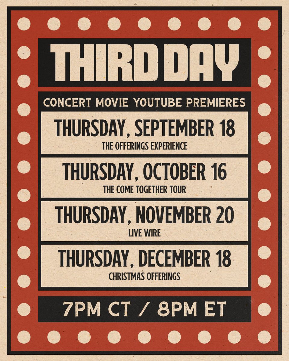 THIRD DAY tweet media