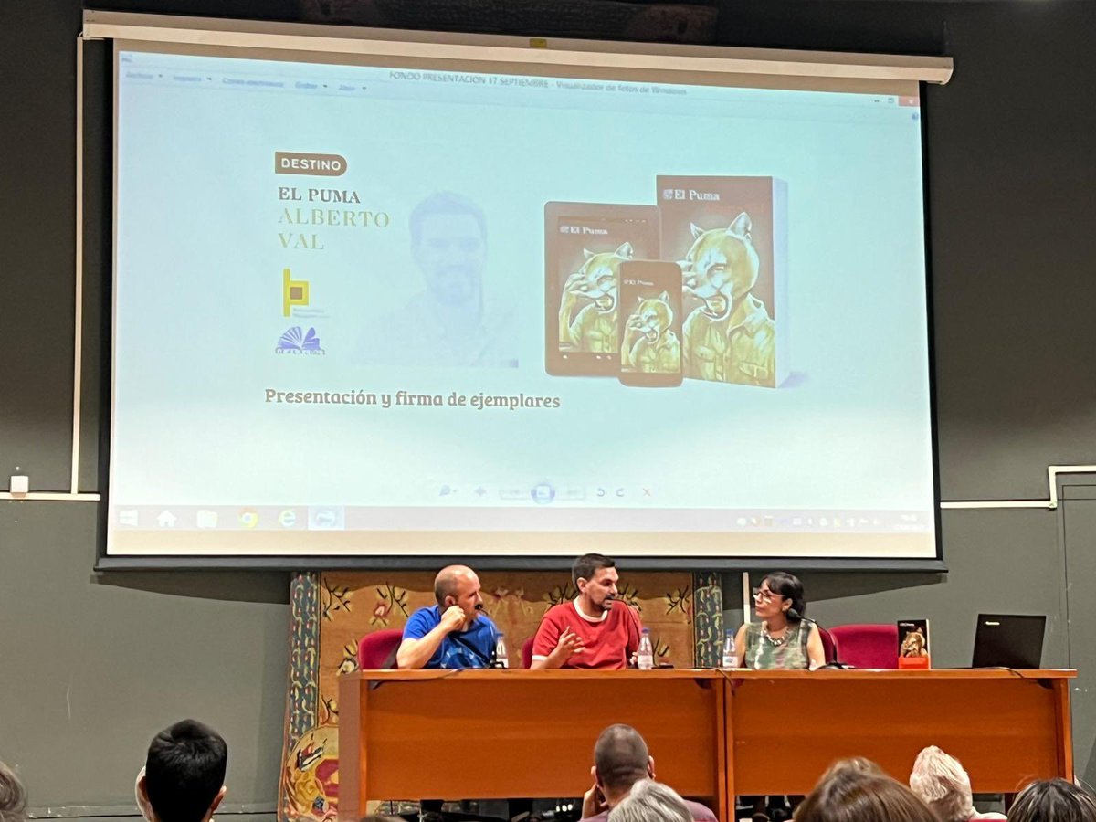 Grupo Popular Ayuntamiento de Cuenca (@gpopularcuenca) on Twitter photo 📚 Nuestro concejal Julián Niño ha asistido a la presentación de El Puma 🐆, la nueva novela del periodista y escritor conquense <a href="/albertoval_20/">Alberto Val Calvo</a>
Orgullo ver cómo el talento de #Cuenca brilla 🌟 y llega a nuevos lectores.
👏 ¡Enhorabuena, Alberto! 📚 Nuestro concejal Julián Niño ha asistido a la presentación de El Puma 🐆, la nueva novela del periodista y escritor conquense <a href="/albertoval_20/">Alberto Val Calvo</a>
Orgullo ver cómo el talento de #Cuenca brilla 🌟 y llega a nuevos lectores.
👏 ¡Enhorabuena, Alberto!