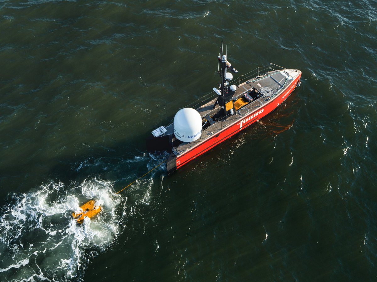 .<a href="/NOAA/">NOAA</a> and @Fugro are partnering to accelerate deep-ocean mapping and characterization through the use of uncrewed systems, increasing the efficiency, reach, and impact of ocean exploration: noaa.gov/news-release/n…

📷: Fugro

#oceanexploration #mapping #technology #partnership