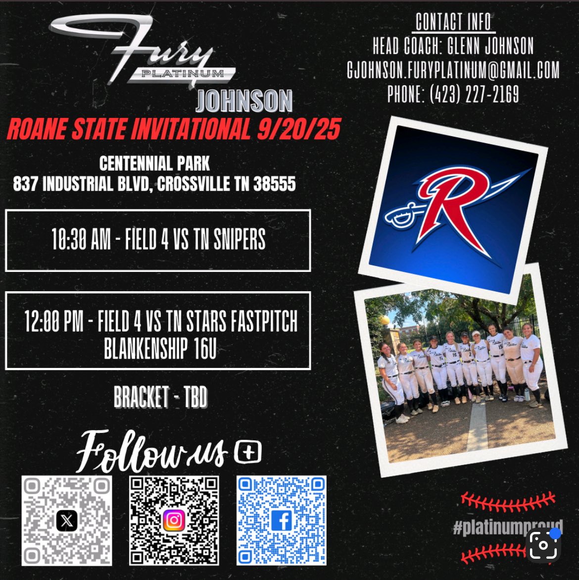 Ready for another great weekend!!! 
<a href="/fplatinumjohnsn/">TN Fury Platinum Johnson</a> <a href="/DaynaCarter5/">Dayna Carter</a> <a href="/coachmass2214/">coachmass</a> <a href="/hannah_devault9/">Hannah DeVault</a> <a href="/JURoyalsSB/">Johnson University Softball</a>