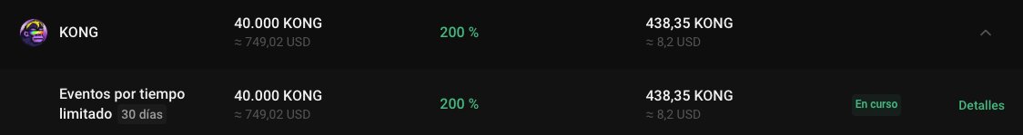 This is insane 
Just checked my <a href="/kucoincom/">KuCoin</a>  dashboard  I’m earning $4 daily in passive income, that’s $120/month just for holding my $KONG! 

👉 You can lock up to 40,000 KONG, which means a 200% APR for one month.

And here’s the kicker: if $KONG keeps climbing with all the
