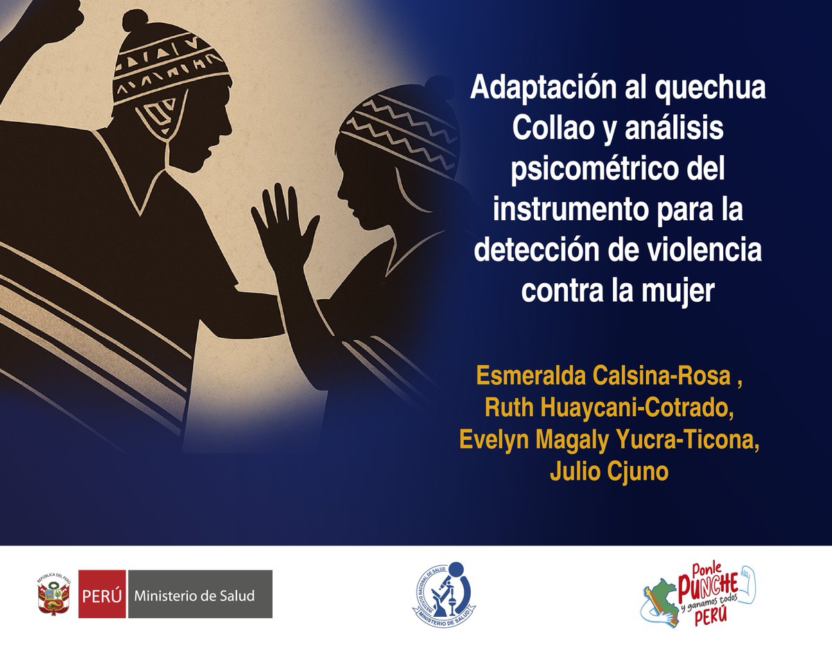 👨‍👧El WAST quechua Collao puede ser implementado como herramienta de tamizaje en los servicios de atención primaria de salud y en instituciones del Estado que abordan casos de violencia de pareja en regiones  donde se habla el quechua Collao.
✅doi.org/10.17843/rpmes…