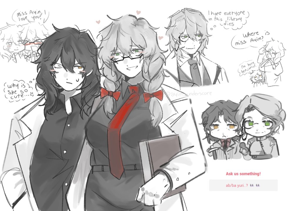 ayin_underscore's tweet image. ♀️ AB