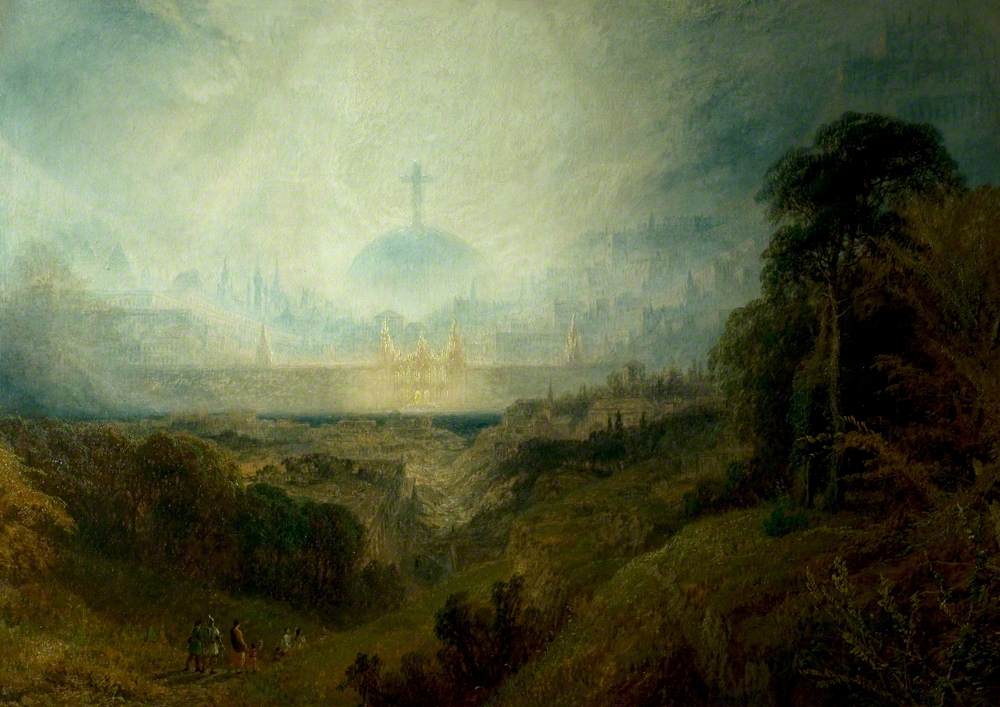 APColbert's tweet image. Glorious things of thee are spoken, Zion, city of our God;
he whose word cannot be broken formed thee for his own abode:
on the Rock of Ages founded, what can shake thy sure repose?
With salvation's walls surrounded, thou may'st smile at all thy foes.

See, the streams of living…