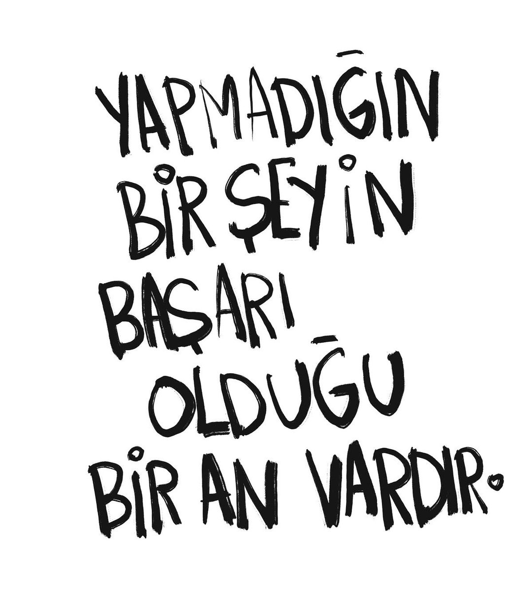 Çok seviyorum bu sözü :) yapmadığın için başarılı olduğun o an müthiş!