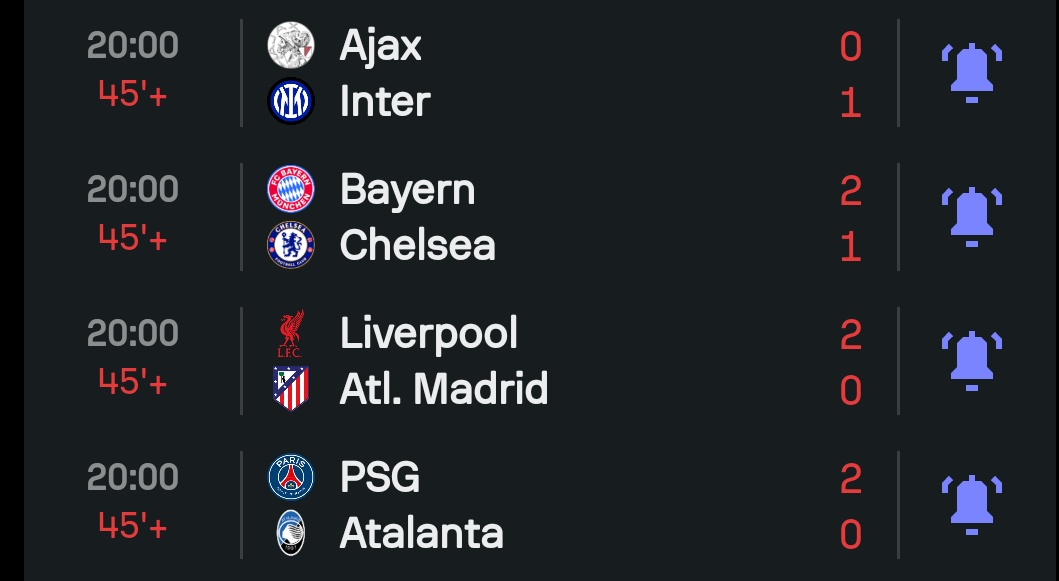 OFFICIALIUGTV's tweet photo. How u expect us to keep up with all this peak at the same time 
#UEFA #ChampionsLeague https://t.co/VZmWfzlDFl