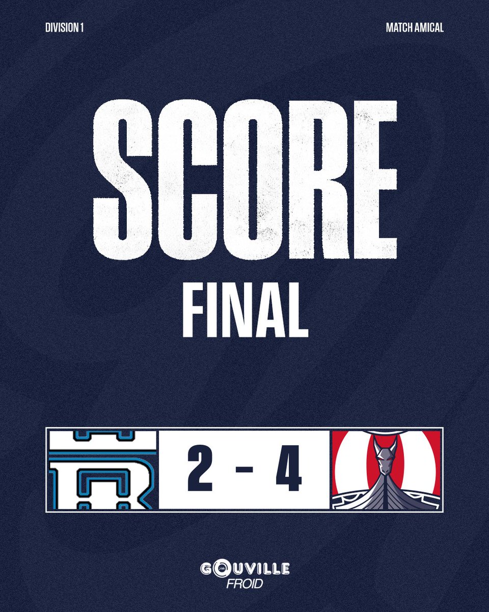 ⏹️🏒 𝗦𝗰𝗼𝗿𝗲 𝗳𝗶𝗻𝗮𝗹 - 𝗧𝗼𝘂𝗿𝘀 𝘃𝘀 𝗖𝗮𝗲𝗻

Victoire de nos Drakkars dans ce nouveau match amical 💪

Buts d'Alvarez, Mulle, Berthon (SN) et Lanes (SN). 

🔜 Prochains matchs samedi contre Nantes puis mercredi contre Tours
🎟️ sur hockeyclubcaen.com/billetterie_dr…