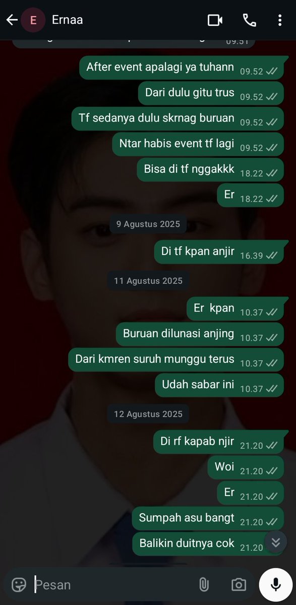 Zefranoi's tweet photo. Asu cape banget utang https://t.co/hmc2gyN8o9