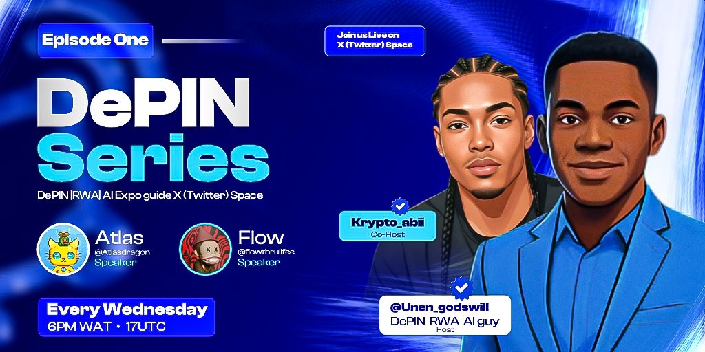 unen_godswill's tweet image. DePIN is overrated. Probably another crypto hype train.”
…that’s what I thought too, until we kicked off Episode 1 of the DePIN | RWA | AI Series and peeled back the layers.
Buckle up, this is a long read 😂 but worth every scroll.