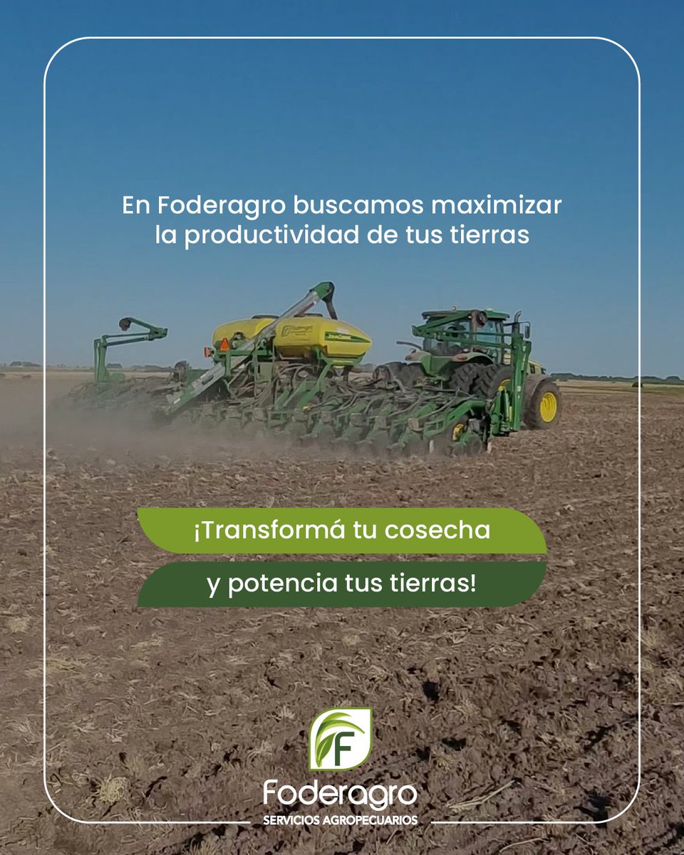 foderagro's tweet image. 🌱 Arranca la época de siembra de maíz en Uruguay
 Con la maquinaria adecuada y un manejo preciso, cada semilla es una inversión hacia una gran cosecha.

En Foderagro acompañamos tu producción con tecnología, experiencia y equipos de última generación, para que tus cultivos…