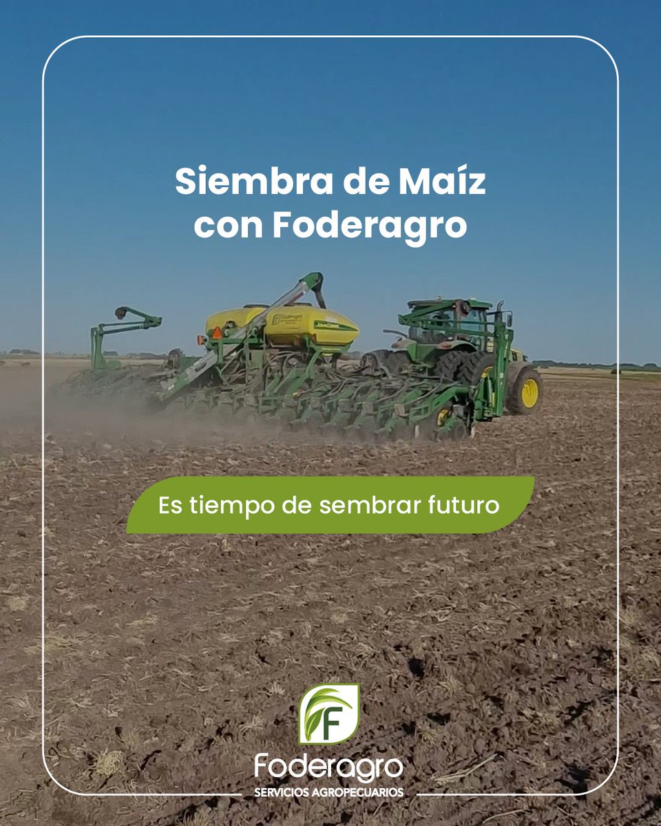 foderagro's tweet image. 🌱 Arranca la época de siembra de maíz en Uruguay
 Con la maquinaria adecuada y un manejo preciso, cada semilla es una inversión hacia una gran cosecha.

En Foderagro acompañamos tu producción con tecnología, experiencia y equipos de última generación, para que tus cultivos…