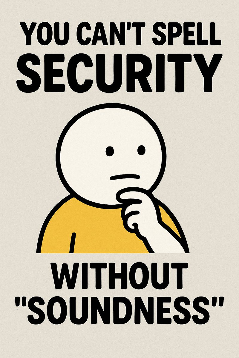 YamanAnsari21's tweet photo. Security is incomplete without Soundness
With Soundness, Web3 becomes safer and stronger
#Soundness #Web3Security #StaySound @SoundnessLabs https://t.co/zBJEjDKx1k