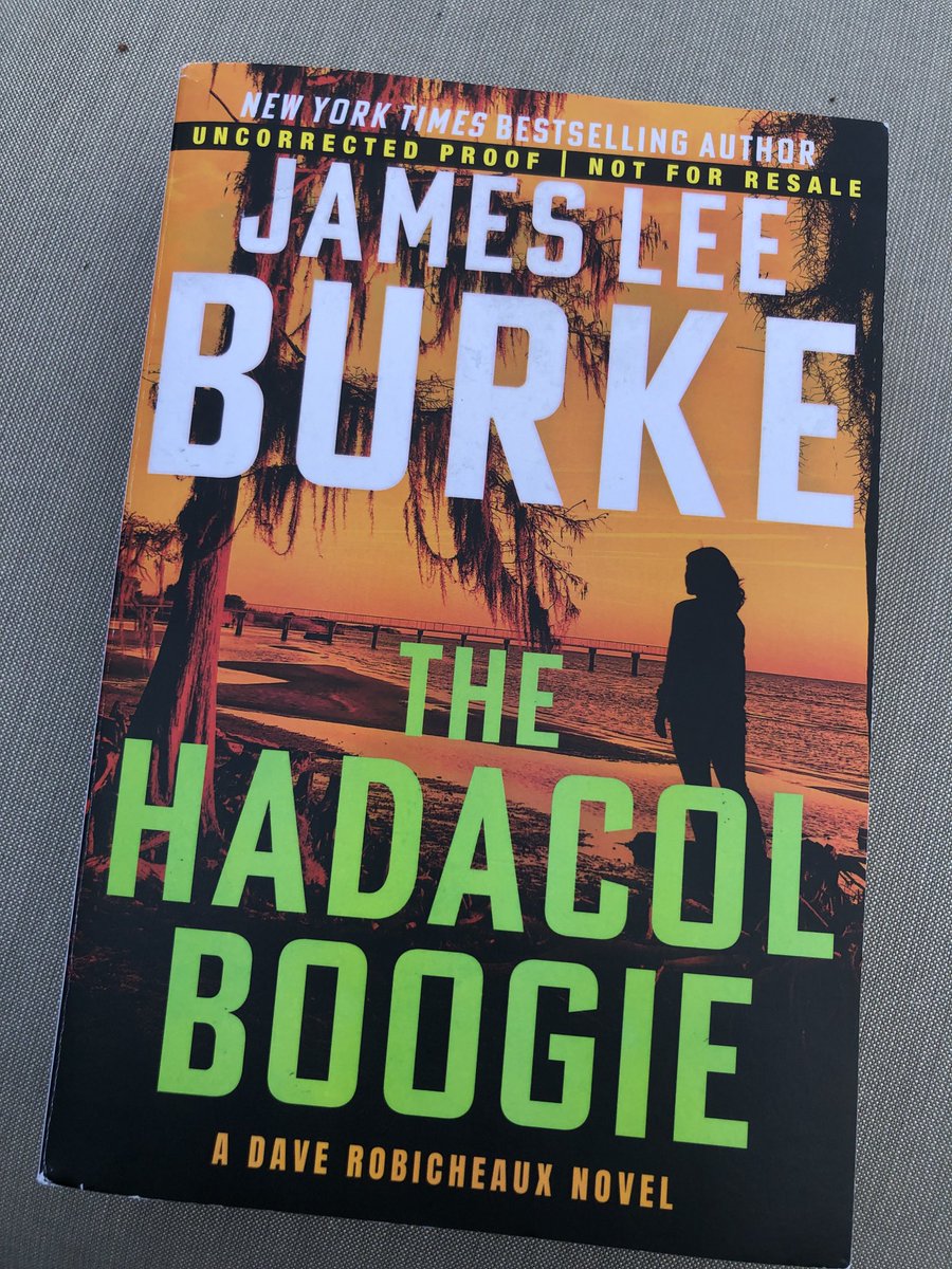 The next ⁦<a href="/JamesLeeBurke/">James Lee Burke</a>⁩, coming in February. Lucky to have a chance to read it early. He writes, every year, the kind of book the rest of us would take 10 years to produce. I’m in awe of his powers.