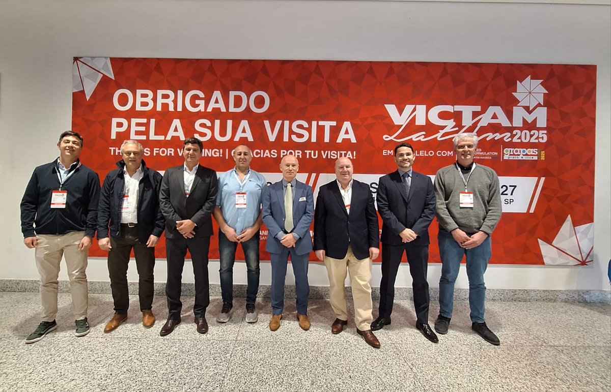 caenaarg's tweet image. #VictamLatam2025: @juanparavazzano, @sebasdates y Raúl Morelli, participaron en un encuentro con los organizadores del evento, Cassiano Facchinetti y Sebas Van den Ende, acompañados por socios de CAENA: Ardion, Santa Sylvina, Grupo Molino Chacabuco y @nutralmix.