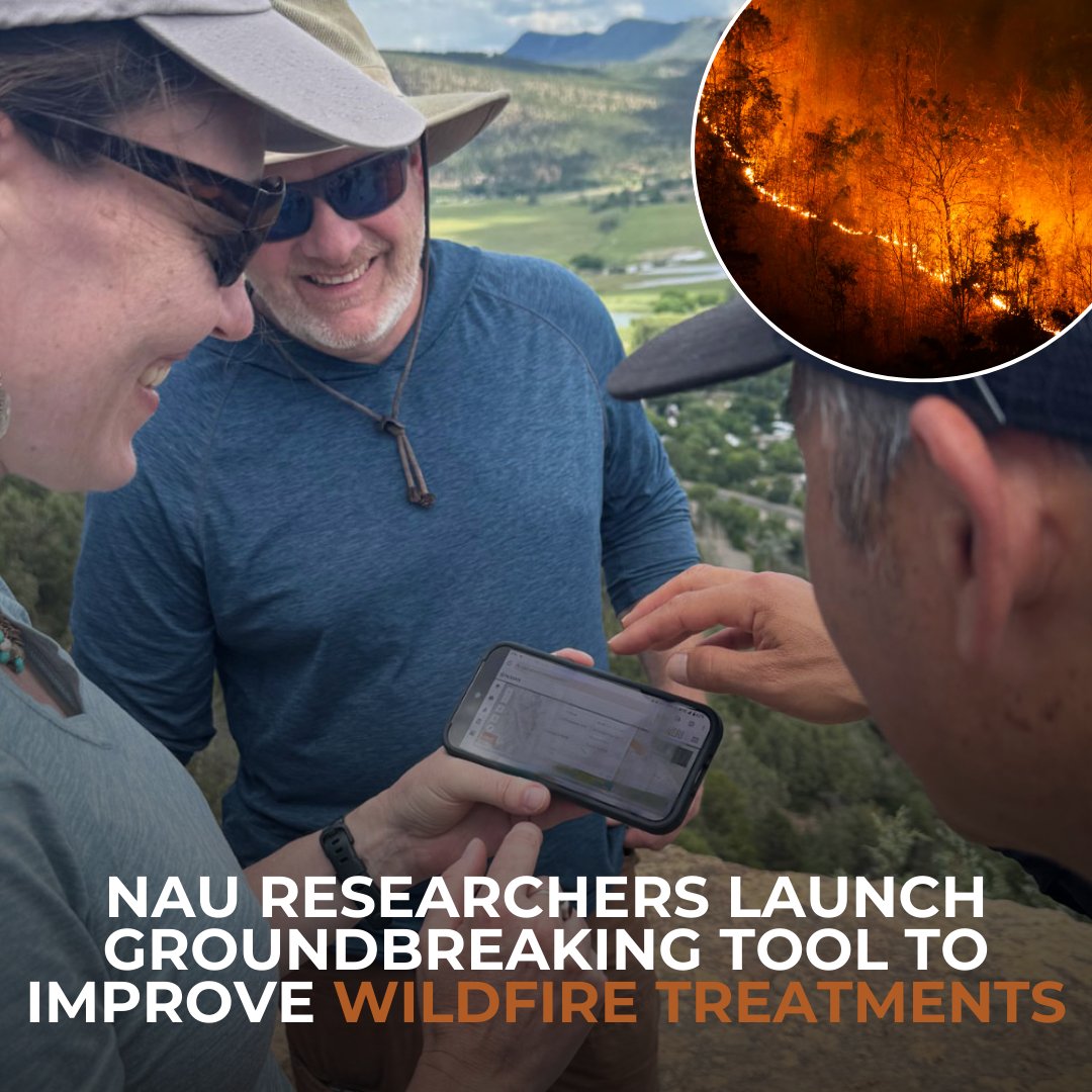 A new nationwide database developed by researchers at <a href="/NAU/">NAU</a> is helping land managers determine which fuel treatments best reduce wildfire risk: ow.ly/a4fV50WXeM7
