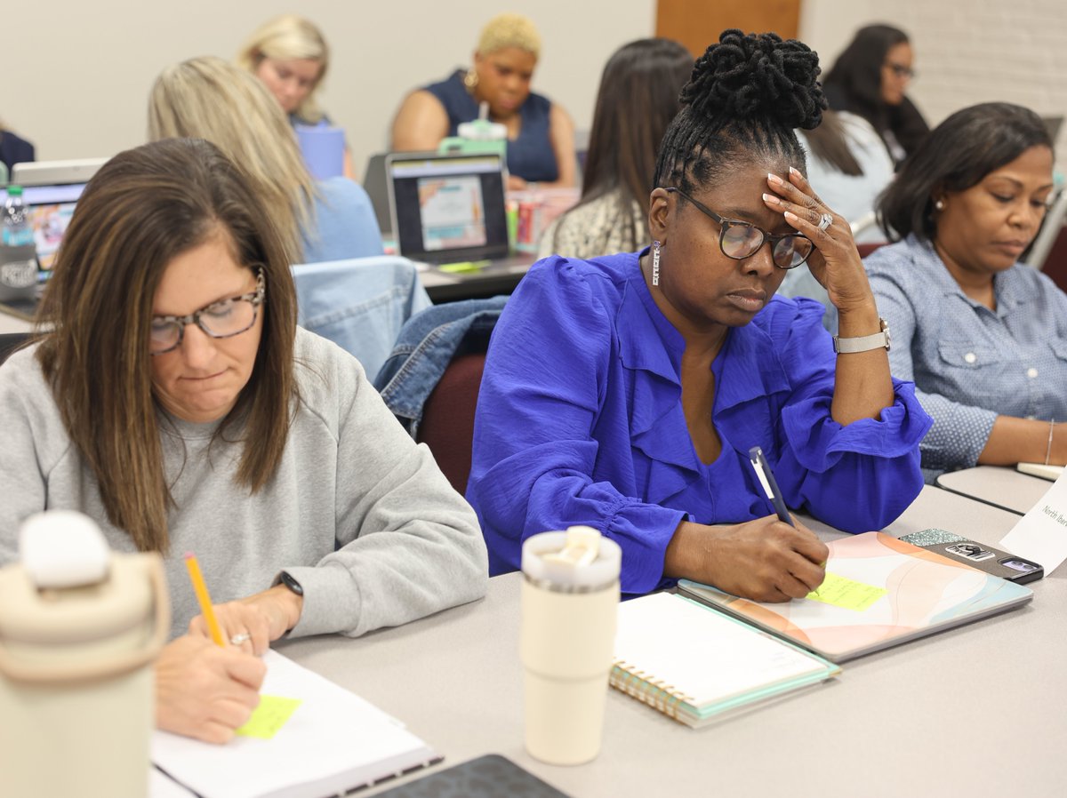 Today our principals came together for a powerful meeting focused on student success. Collaboration, intentional planning, &amp; a shared vision will help us continue building stronger outcomes for every student. #MovingForward
