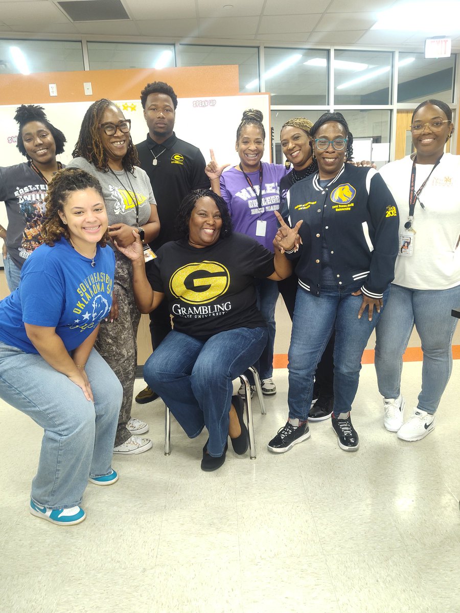 College Gear Day at LMS = Goals, Grit, and Greatness! 🙌🏾🎓 College dreams start here!#FutureFocused #CollegeGearDay #CollegeGoGetItWeek