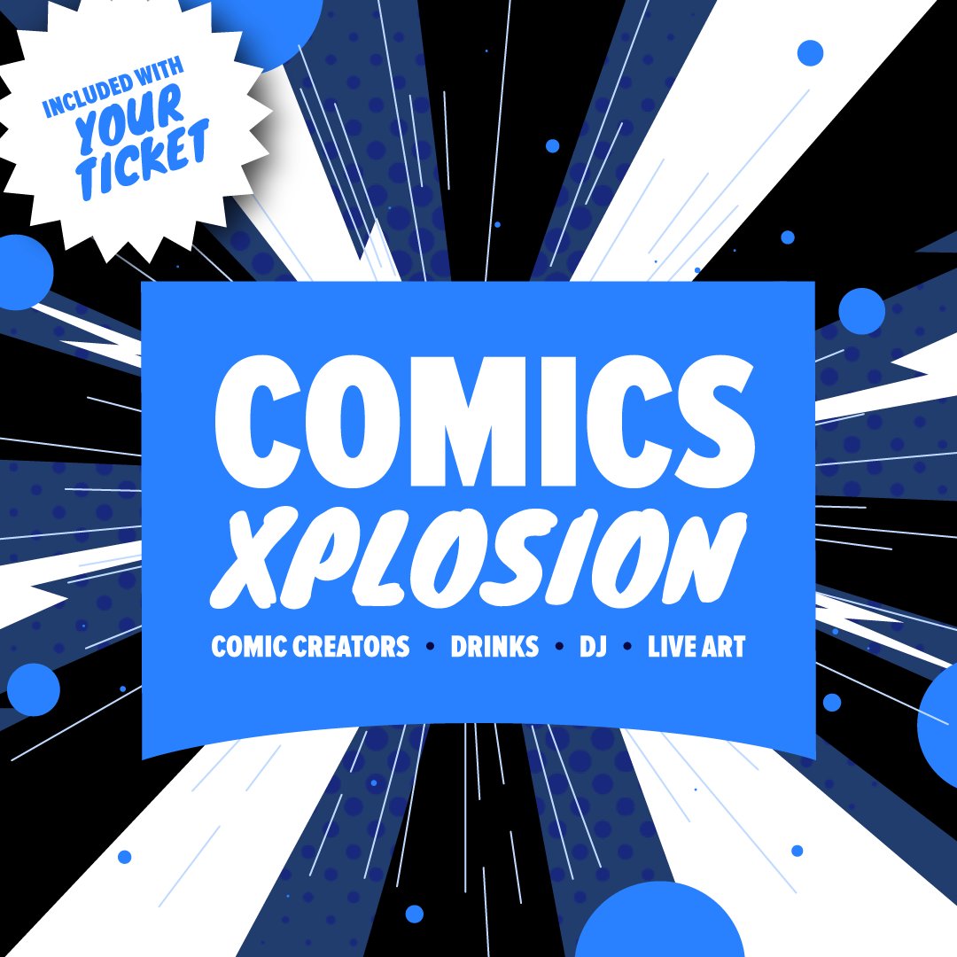 Get ready for Comics Xplosion on Saturday, November 29 🎶🎨 

Watch master illustrators create live art to the beat of the music—and even take home a masterpiece. 

Guest reveals and more details coming soon—stay tuned, your ticket gets you access: spr.ly/6019ArYBB