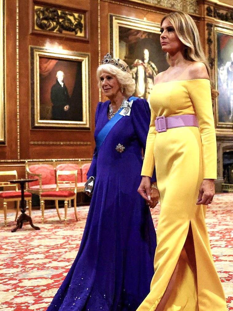 Queen Camilla 🇬🇧

First Lady Melania Trump 🇺🇸

“Royal Sprezzatura”