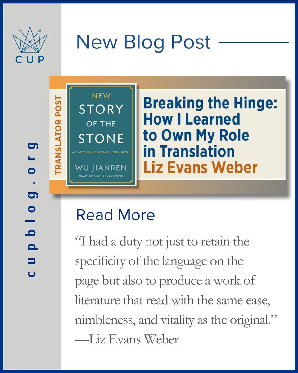 Columbia University Press tweet media