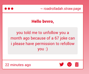 WAIT YOU TOOK IT SERIOUSLY??? PLZ REFOLLOW HELLO
