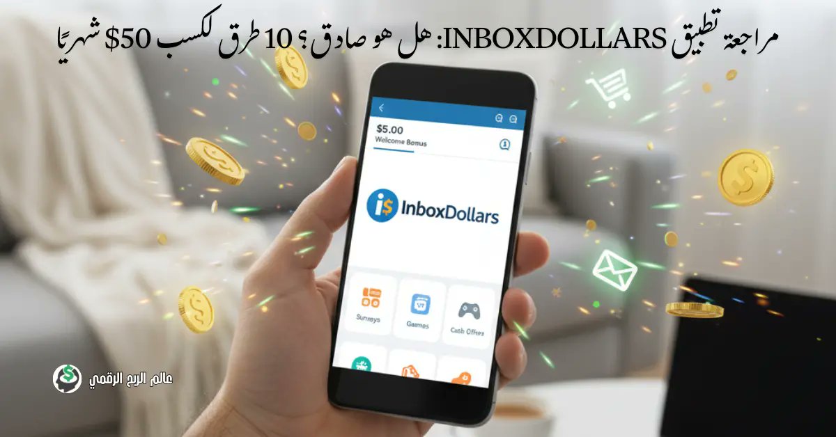 DigitalProfit2's tweet photo. 💵 InboxDollars (2025): صادق أم مضيعة للوقت؟
🔹 10 طرق عملية لكسب 50$/شهر
🔹 أرباح بالدولار مباشرة (بدون نقاط)
🔹 تجربة شخصية + مقارنة مع المنافسين
📖 المراجعة الكاملة:
👉 https://t.co/F5G5bdrD4j
#InboxDollars #ربح_الانترنت #PassiveIncome https://t.co/yvSGMu85gZ