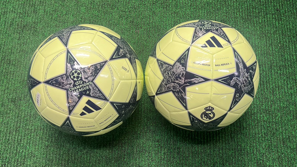 New Champions League x Real Madrid Training Soccer Balls by Adidas in Size 5 Latest Arrival at Vancouver Soccer Store North America Sports! Visit Us in Store Today! Questions? Call 604-299-1721 #adidas #realmadrid #vancouver #BC #ucl #soccer #football #futbol