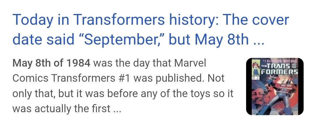 Step 1 to improve Transformers Day: change it to May 8th THE CORRECT DATE please and thank you