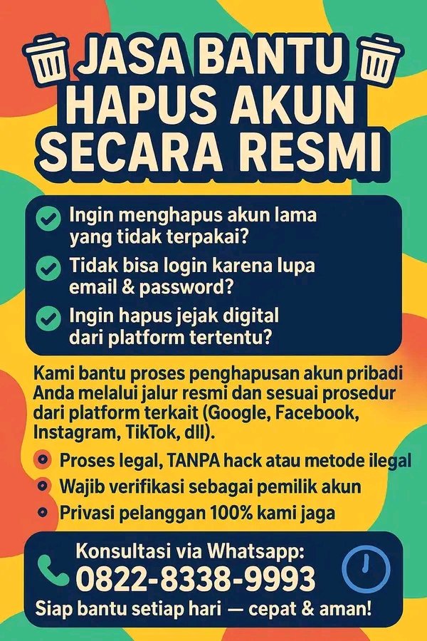 ruang_fauna's tweet photo. Butuh jasa hapus akun?

Wa 0822-8338-9993 https://t.co/KKHtqpAdvd