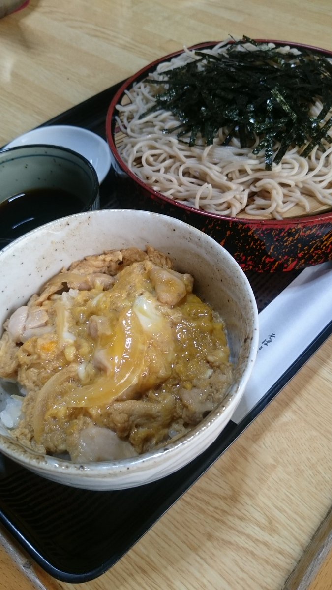 おはようございます。9月18日の日替わりセットは、ざるとミニ親子丼です。＃そば ＃うどん ＃三鷹 ＃ランチ ＃lunch