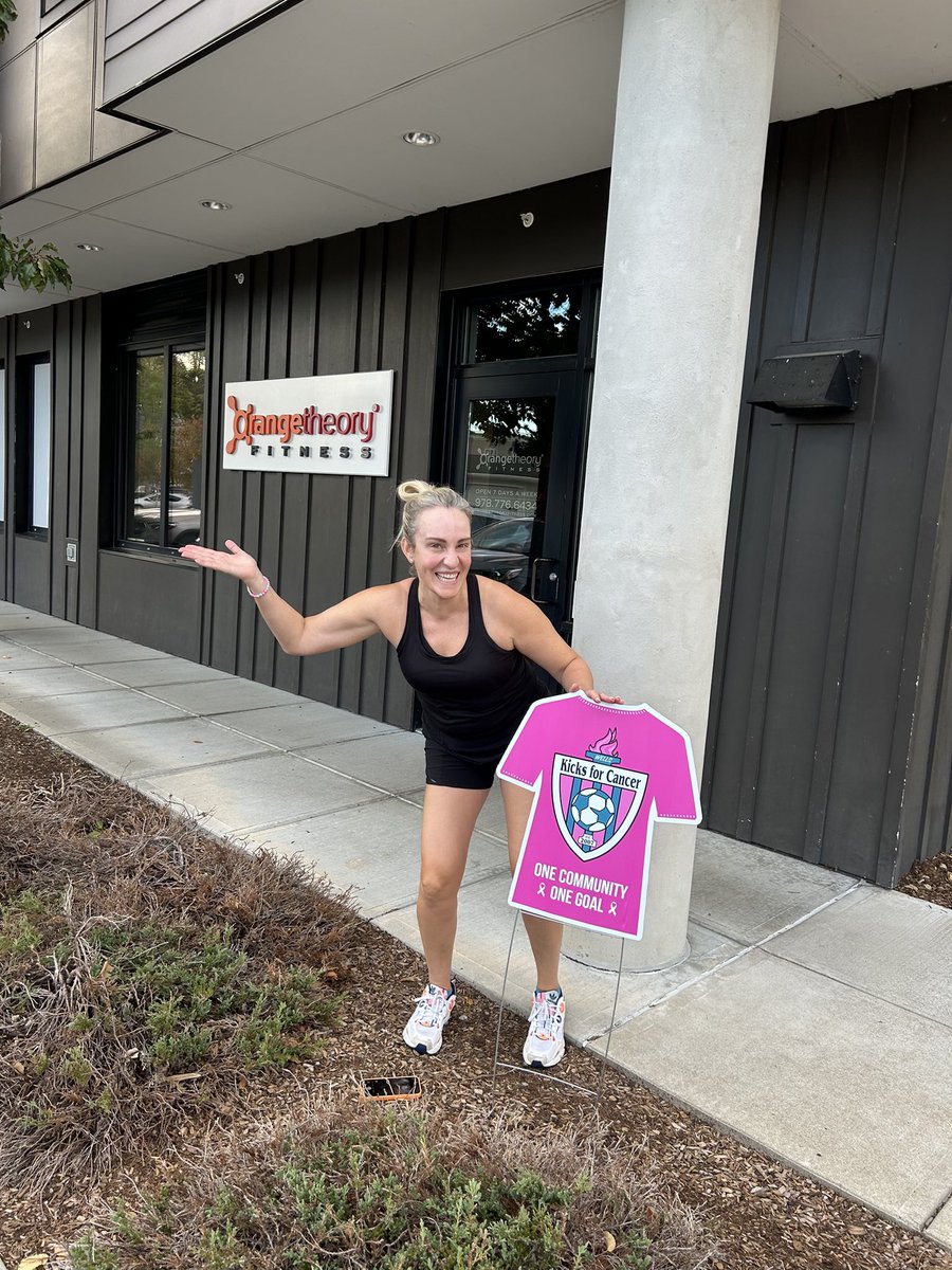 Great event at OrangeTheory of Concord today to raise money for Kicks for Cancer!