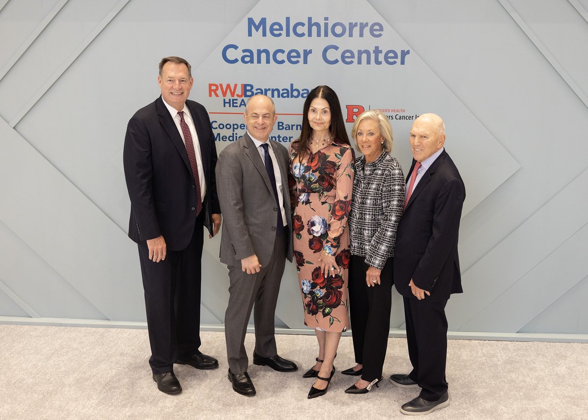 CBMCNJ's tweet image. We are so happy to celebrate the generous donors and supporters of the Melchiorre Cancer Center. A special thank you to the generous support of Andrea and Anthony Melchiorre. rwjbh.org/cbmccancercent… 

#LetsBeatCancerTogether @rutgerscancer @rwjbarnabas @skanskausa