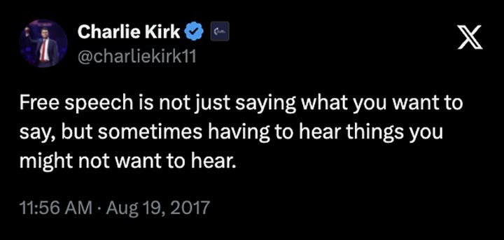 To all you MAGAs celebrating <a href="/jimmykimmel/">Jimmy Kimmel</a> losing his show and salivating at the thought of getting people fired from their jobs in his name…

This one is for you.