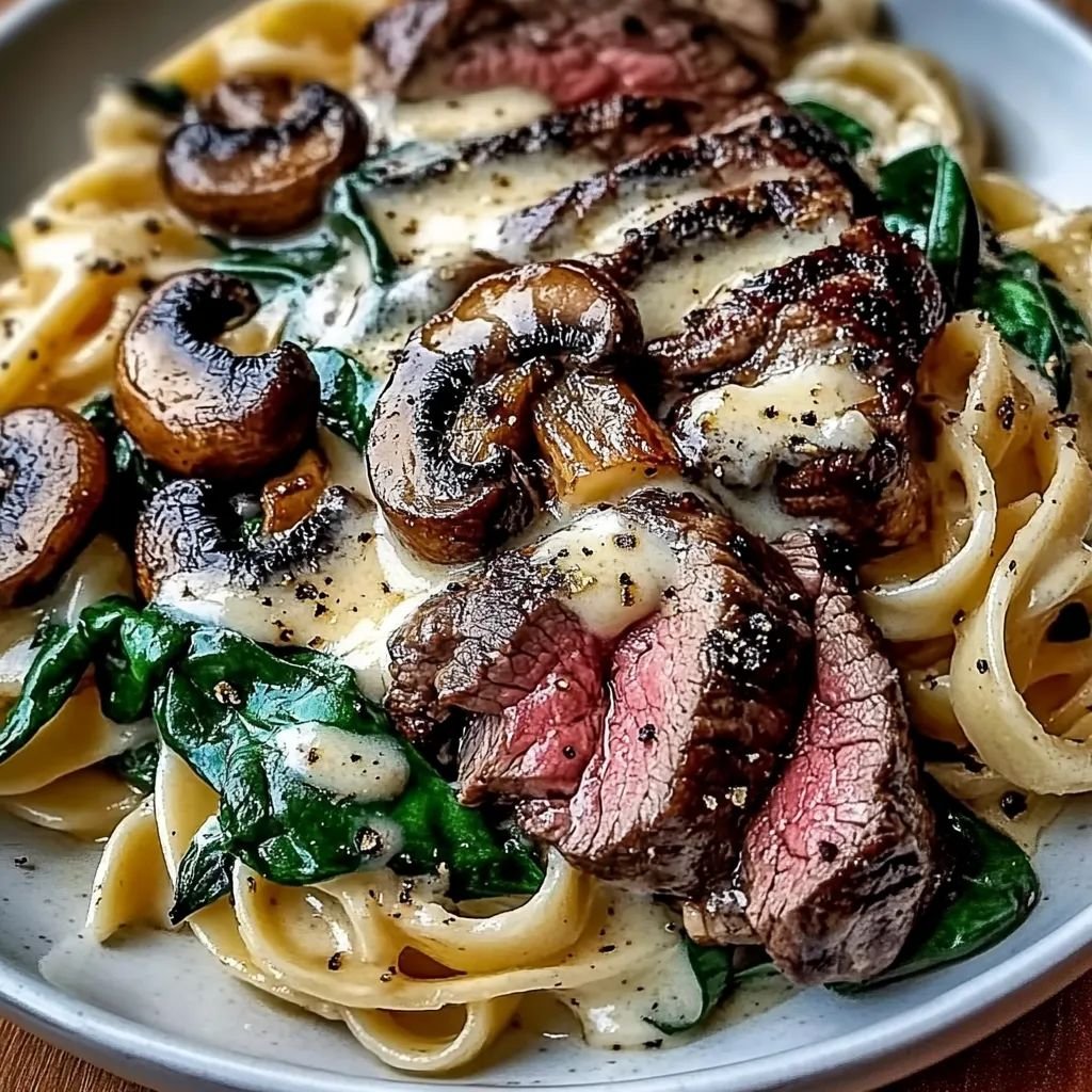 summer_food's tweet photo. Steak Gorgonzola Alfredo https://t.co/3k1XzXwDoU