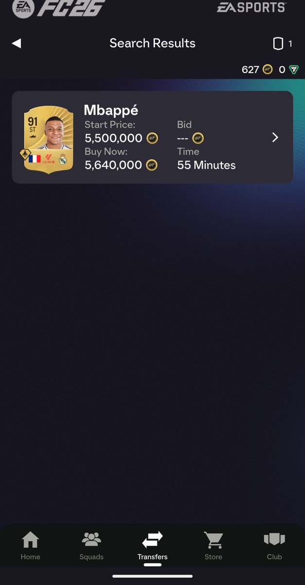 まだfc26 webappしかないのに、もうバペ引いてるとかすげー！