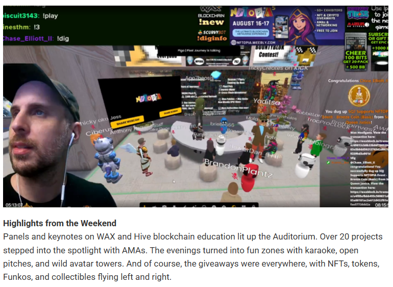 NFTOPIA Metaverse Convention & Spaces tweet media