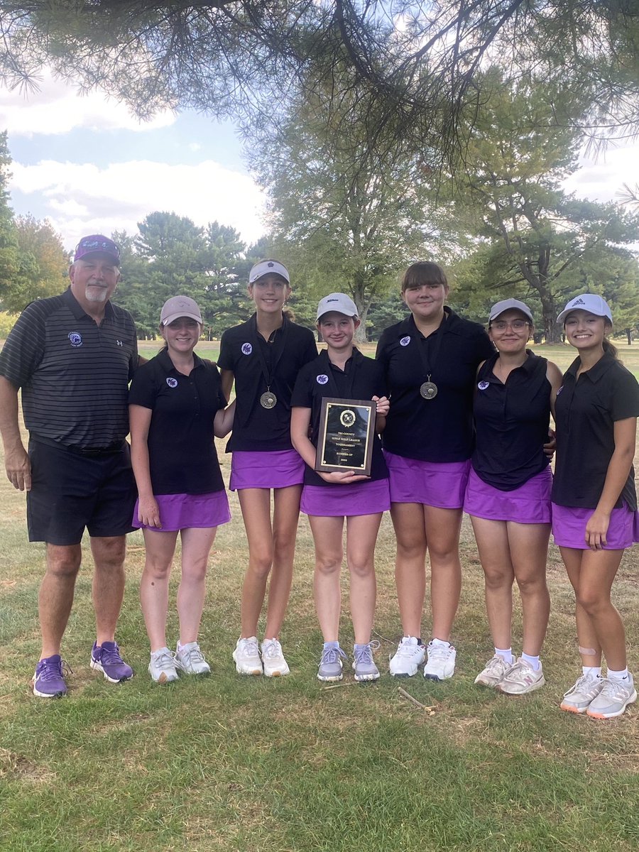 NRGirlsGolf's tweet photo. The Bears (351) earned second place honors at the EBC/Tri-County Postseason Trny at Zoar GC
⭐️ Madalyn Pehanic 86 🥇🦜, 6 p
⭐️ Madison Cutright 86 🥇6 p
⭐️ Ali Kovalak 86 🥇7 p
Mira Steele 93 4
Lillian Pastore 95 6 p, sandy
Violet Frantz 98
⭐️ = all trny
@NRAthletics #nextshot https://t.co/PjMEMHotXi